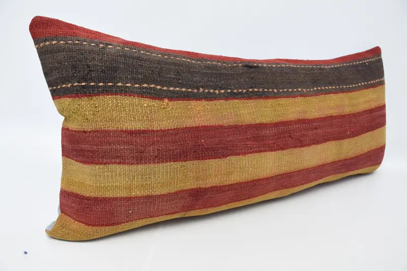 Pet Cushion Case, Gift Pillow, Interior Designer Pillow, Pillow Case, Turkish Pillow, Aztec Cushion Case, 16x36 Red Cushion Case - 3