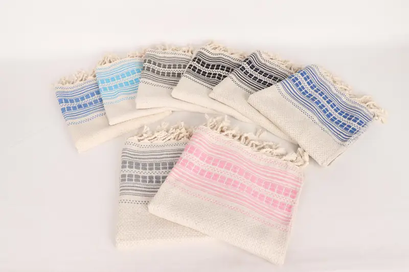 Turkish Hand Towel, 40x20 Linen Striped Towel, Organic Tea Towel, Girl Trip Party Favor, Wedding Gift, Valentines Day Gift, Personalized Gifts - 3