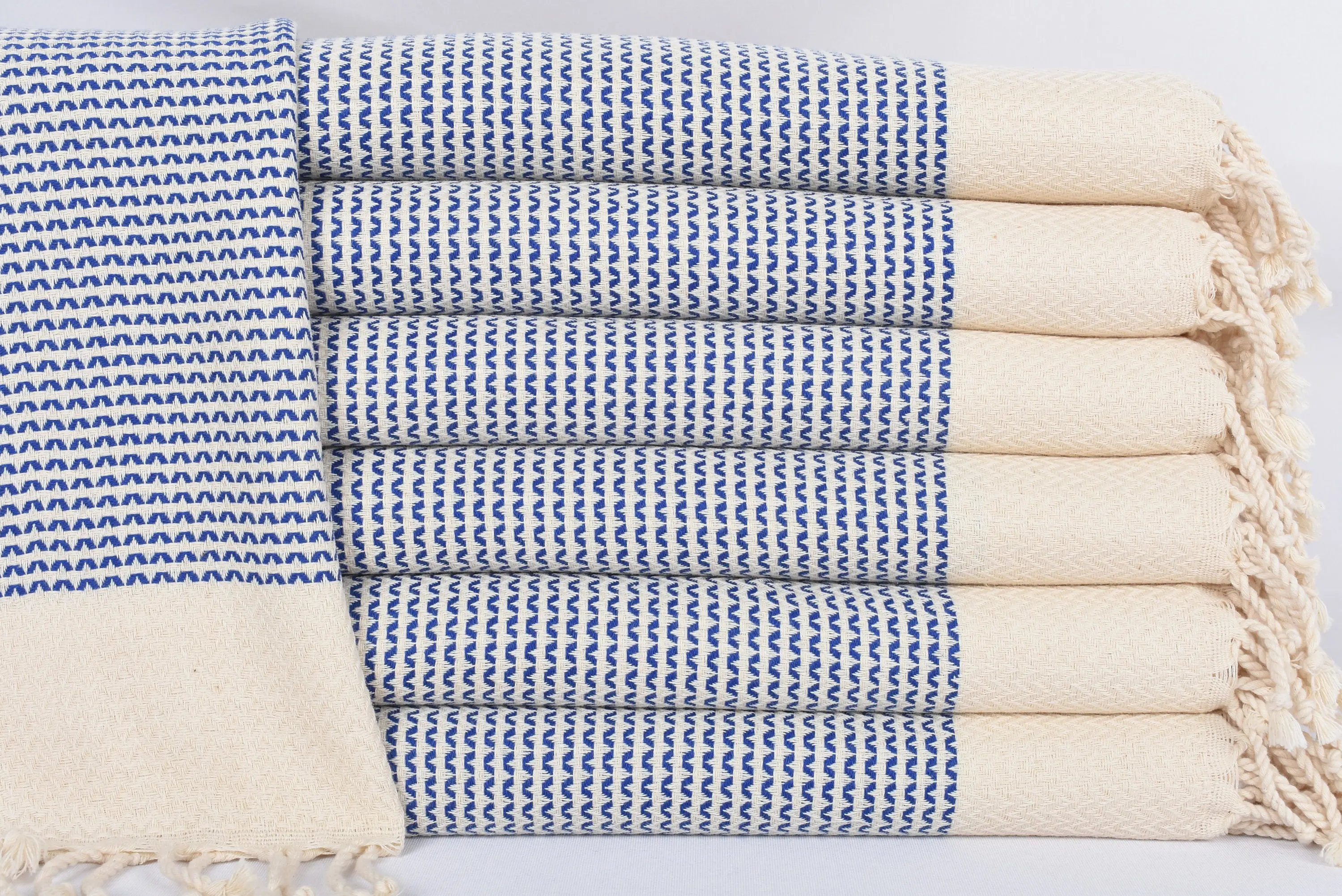 Bathroom Towel Monogram Kitchen Towel Blue Diamond Tea Towel, 40x20 Inches - 1