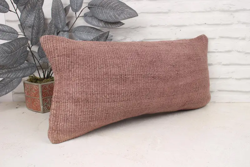 Couch Pillow Case, Garden Pillow, Home Decor Pillow, Pillow Sham, 12x24 Brown Pillow Cover, Boho Pillow Sham Cover, Boho Pillow - 3