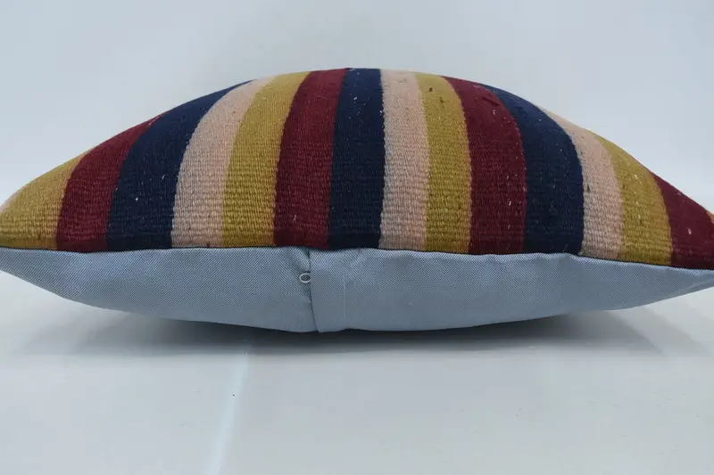 Tribal Pillow Sham, Kilim Pillow Cover, Pillow Case, Boho Pillow, 24x24 Red Cushion Case, Personalized Gift Pillow Pillow Sham, Gift Pillow - 5