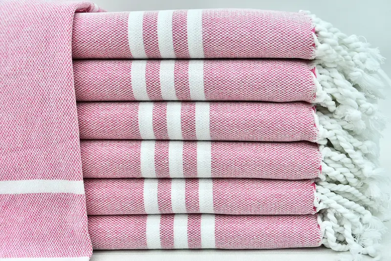 Turkish Towel Beach Towel, 70x40 Cotton Striped Towel, Best Friend Gift, Beach Wedding Favor, Embroidered Towel, Sand-free towel, Maid Of Honor Gift - 1