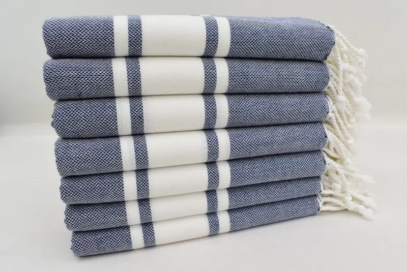36x24 Pamuklu çizgili havlu, çift için kişiselleştirilmiş düğün hediyesi, kişiselleştirilmiş bulaşık havlu, yaz havlu, kişiselleştirilmiş mutfak havlu, banyo havlu - 4