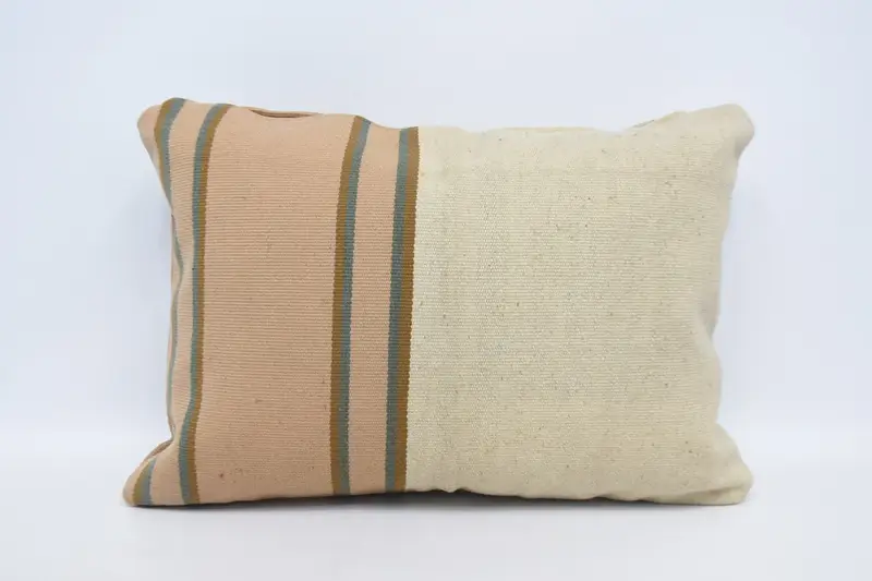 Sustainable Pillow Sham, Home Decor Pillow, Gift Pillow, Antique Pillows, Cotton Cushion, Art Deco Pillow Cover, 20x28 Beige Pillow Case, Pillow - 6