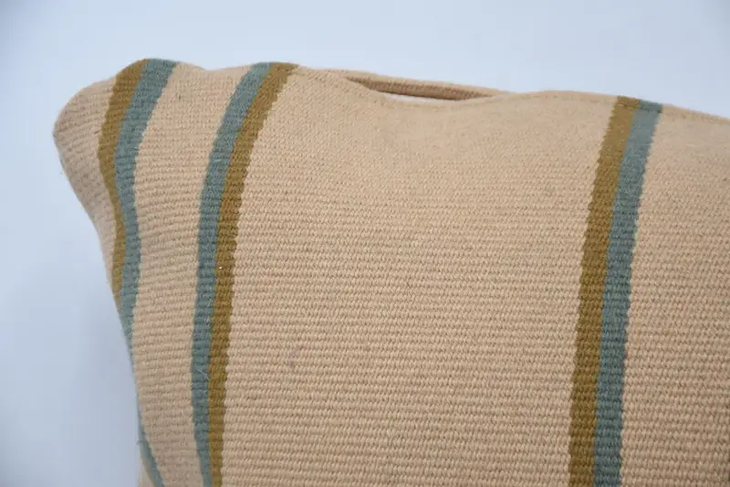 Sustainable Pillow Sham, Home Decor Pillow, Gift Pillow, Antique Pillows, Cotton Cushion, Art Deco Pillow Cover, 20x28 Beige Pillow Case, Pillow - 2