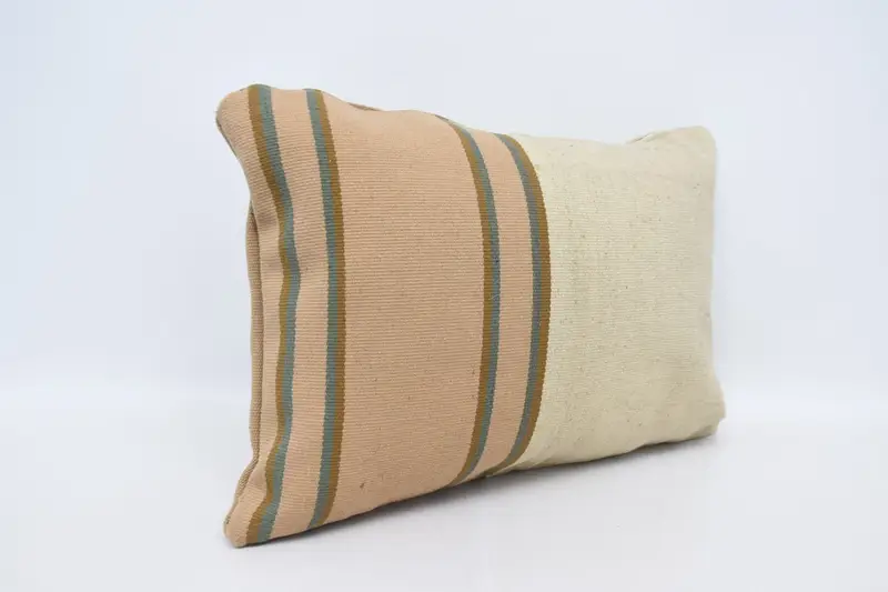 Sustainable Pillow Sham, Home Decor Pillow, Gift Pillow, Antique Pillows, Cotton Cushion, Art Deco Pillow Cover, 20x28 Beige Pillow Case, Pillow - 3