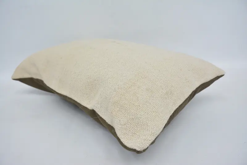 Indoor Cushion, Vintage Kilim Throw Pillow, Pillow for Sofa, Kilim Cushion Sham, Sofa Pillow Sham, Cushion, 12x20 White Cushion Cover - 6