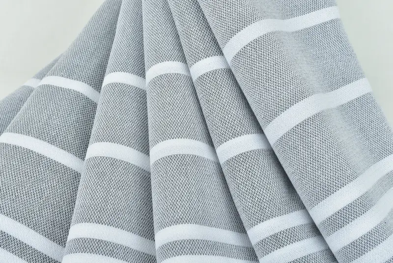 Organic Turkish towel, Gift For Coworker, Organic Towel, Personalized Bridesmaid Gift, 70x40 Cotton Striped Towel, Bachelorette Party Favors - 5
