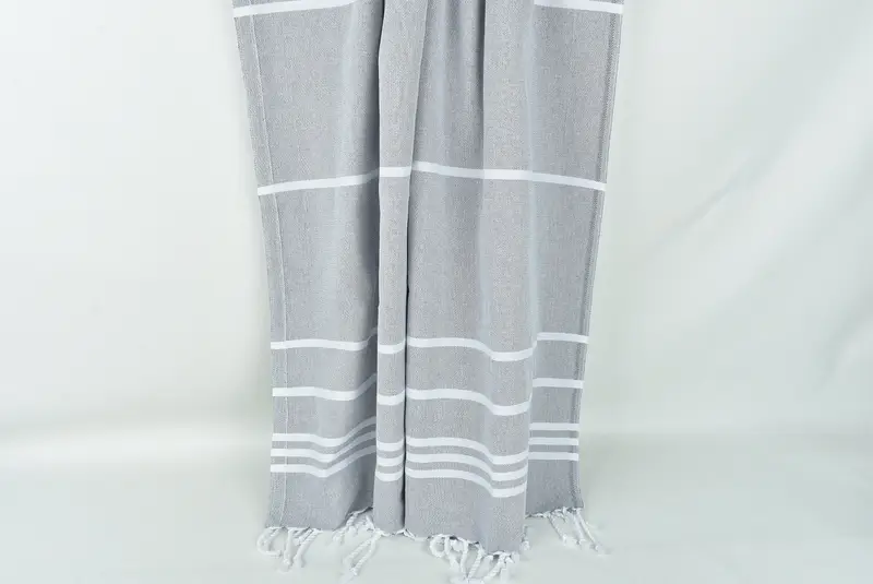 Organic Turkish towel, Gift For Coworker, Organic Towel, Personalized Bridesmaid Gift, 70x40 Cotton Striped Towel, Bachelorette Party Favors - 8