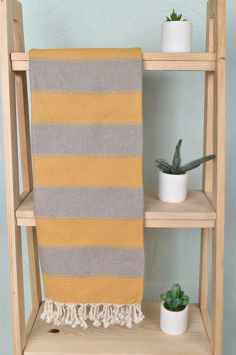 68x36 Cotton Striped Towel, Travel towel, Personalized Towel, Mother Of The Groom Gift, Bachelorette Gifts, Travel Towel, Sand-Resistant Peshtemal - 8