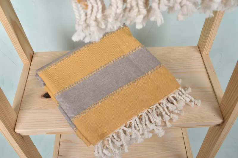 68x36 Cotton Striped Towel, Travel towel, Personalized Towel, Mother Of The Groom Gift, Bachelorette Gifts, Travel Towel, Sand-Resistant Peshtemal - 5