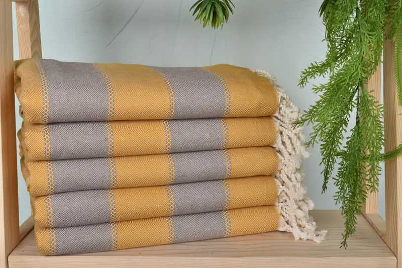 68x36 Cotton Striped Towel, Travel towel, Personalized Towel, Mother Of The Groom Gift, Bachelorette Gifts, Travel Towel, Sand-Resistant Peshtemal - 2