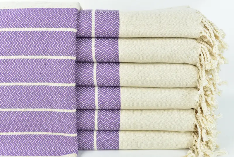Grandma Gift, Spa Towel, 68x40 Linen Zig zag Towel, Organic Turkish towel, Monogram Turkish Towel, Turkish Towel Beach Towel, Bridesmaid Gift Towel - 1