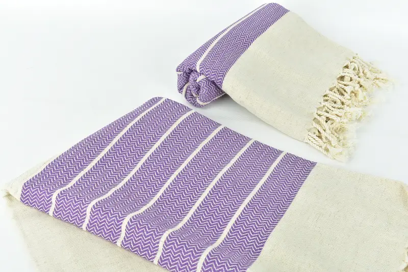 Grandma Gift, Spa Towel, 68x40 Linen Zig zag Towel, Organic Turkish towel, Monogram Turkish Towel, Turkish Towel Beach Towel, Bridesmaid Gift Towel - 7