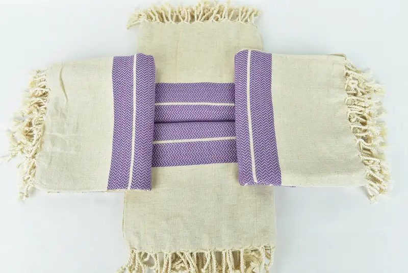 Grandma Gift, Spa Towel, 68x40 Linen Zig zag Towel, Organic Turkish towel, Monogram Turkish Towel, Turkish Towel Beach Towel, Bridesmaid Gift Towel - 6