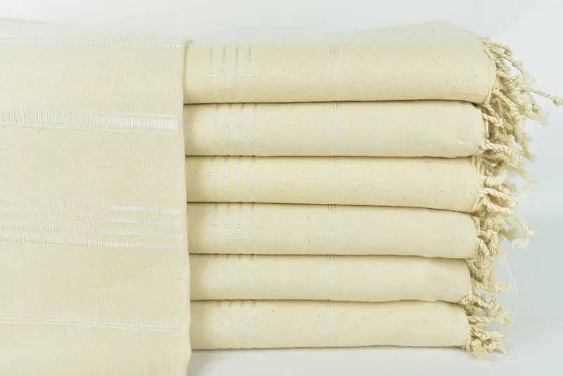 Cotton towel, Bride Gift, Wedding Anniversary Gift, Bachelorette Party Decorations, 70x40 Cotton Striped Towel, Bachelorette Beach Towel, Soft towel - 1