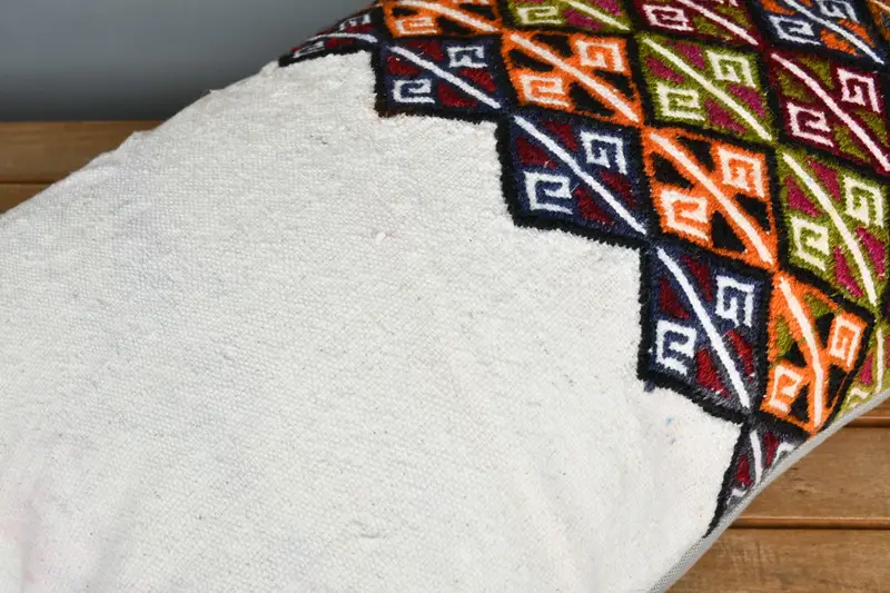Personalized Gift Pillow Pillow Case, Pillow for Couch, 16x24 Orange Cushion Case, Vintage Kilim Throw Pillow, Boho Pillow Sham Cover, Pillow Case - 3