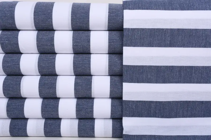 Gift For Best Friend, Organic towel, Lightweight towel, Pool Towels, Oversized Beach Towel, Beach Towel Gift, 70x40 Cotton Striped Towel, Gym Towel - 1
