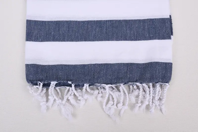 Gift For Best Friend, Organic towel, Lightweight towel, Pool Towels, Oversized Beach Towel, Beach Towel Gift, 70x40 Cotton Striped Towel, Gym Towel - 3