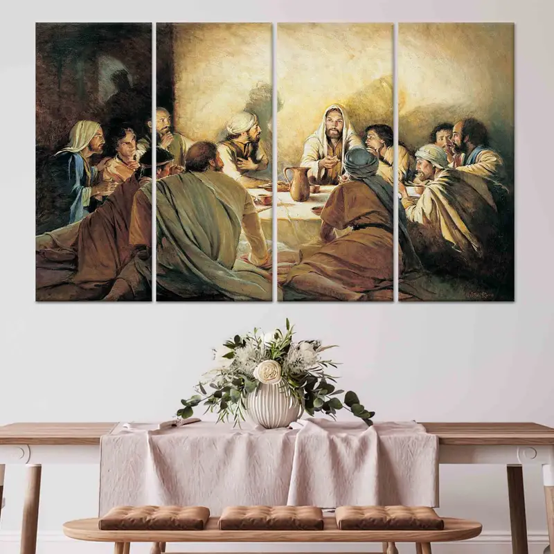 Kutsal Kanvas: İsa Mesih'in Son Akşam Yemeği, Manevi Kanvas Tablo