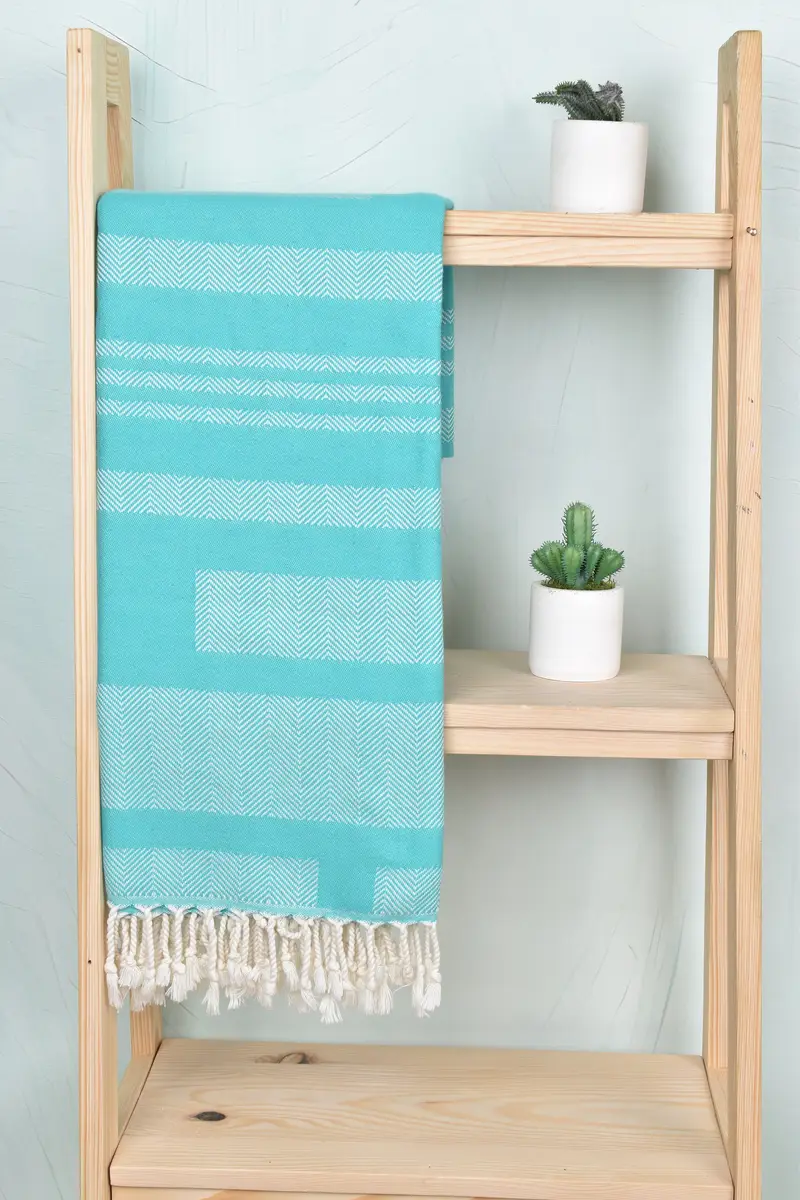 Monogram Towels, 68x38 Cotton Chevron Towel, Beach Towel Gift, Spa Towel, Sand-free towel, Valentines Gift, Wedding Gifts Towel, Unique Wedding Gift - 8