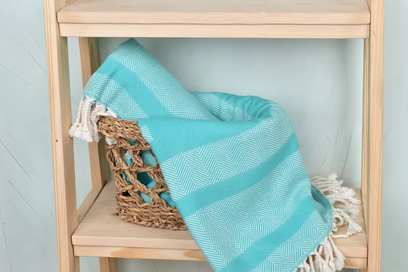 Monogram Towels, 68x38 Cotton Chevron Towel, Beach Towel Gift, Spa Towel, Sand-free towel, Valentines Gift, Wedding Gifts Towel, Unique Wedding Gift - 4