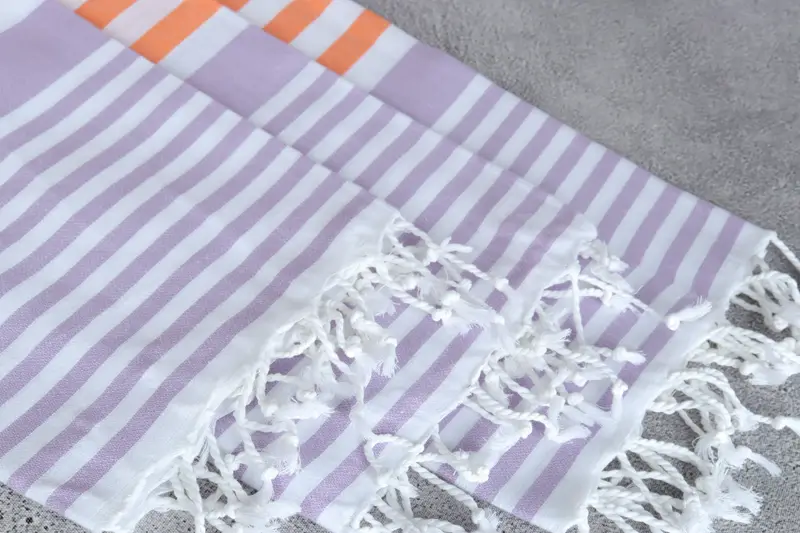 Bridal Gifts, 68x36 Cotton Striped Towel, Turkish beach towel, Quick-Dry Beach Towel, Bridemaids Beach Towel, Pool Towels, Absorbent Turkish towel - 5