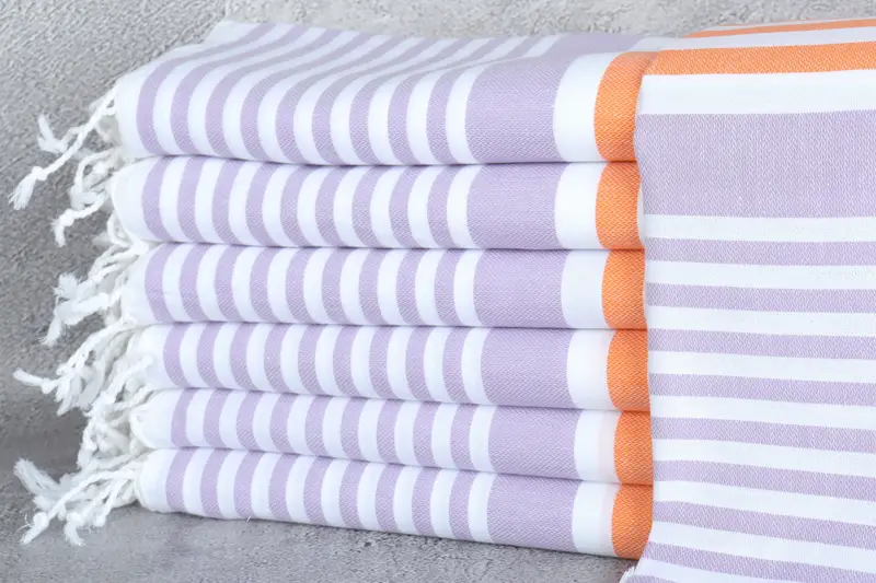 Bridal Gifts, 68x36 Cotton Striped Towel, Turkish beach towel, Quick-Dry Beach Towel, Bridemaids Beach Towel, Pool Towels, Absorbent Turkish towel - 1