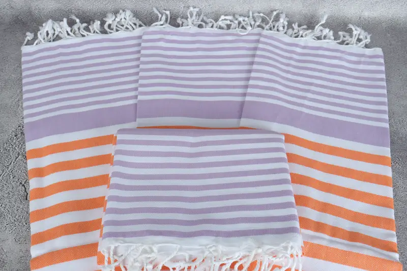 Bridal Gifts, 68x36 Cotton Striped Towel, Turkish beach towel, Quick-Dry Beach Towel, Bridemaids Beach Towel, Pool Towels, Absorbent Turkish towel - 4