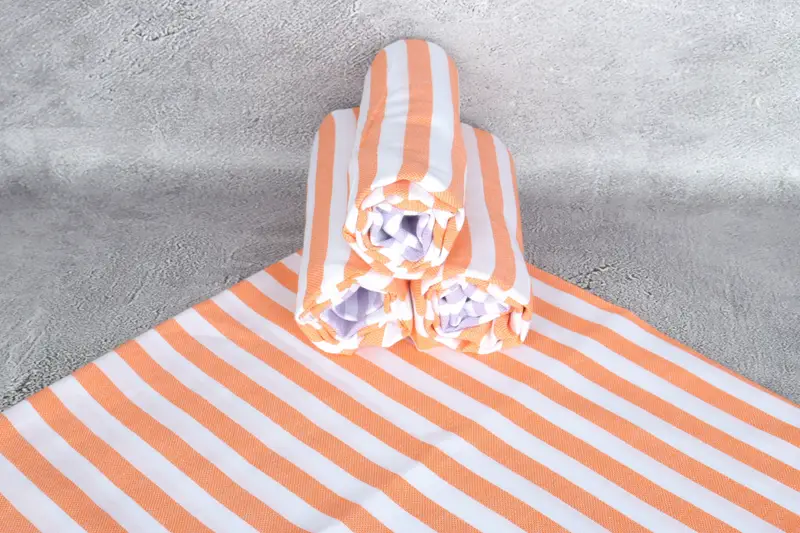 Bridal Gifts, 68x36 Cotton Striped Towel, Turkish beach towel, Quick-Dry Beach Towel, Bridemaids Beach Towel, Pool Towels, Absorbent Turkish towel - 7