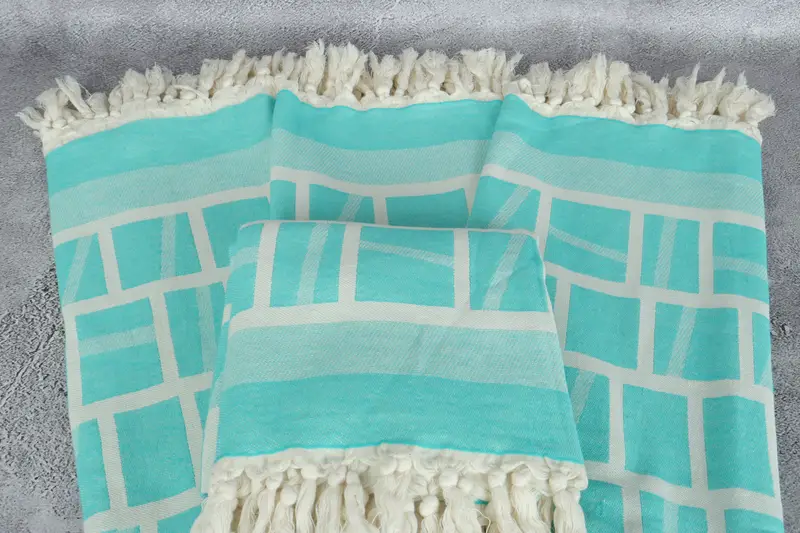 Unique Wedding Gift, Bath towel, Wedding Gift Ideas, 70x34 Cotton Patterned Towel, Wedding Gift, Sand-Resistant Peshtemal, Lightweight towel - 5