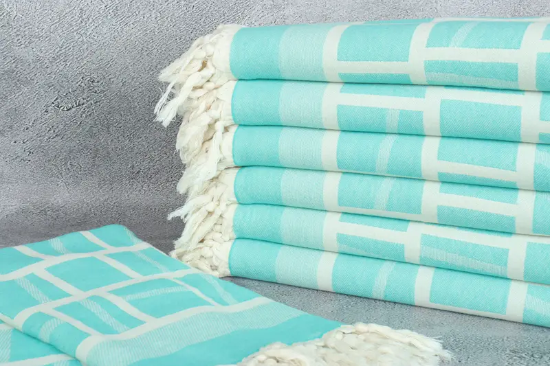 Unique Wedding Gift, Bath towel, Wedding Gift Ideas, 70x34 Cotton Patterned Towel, Wedding Gift, Sand-Resistant Peshtemal, Lightweight towel - 3