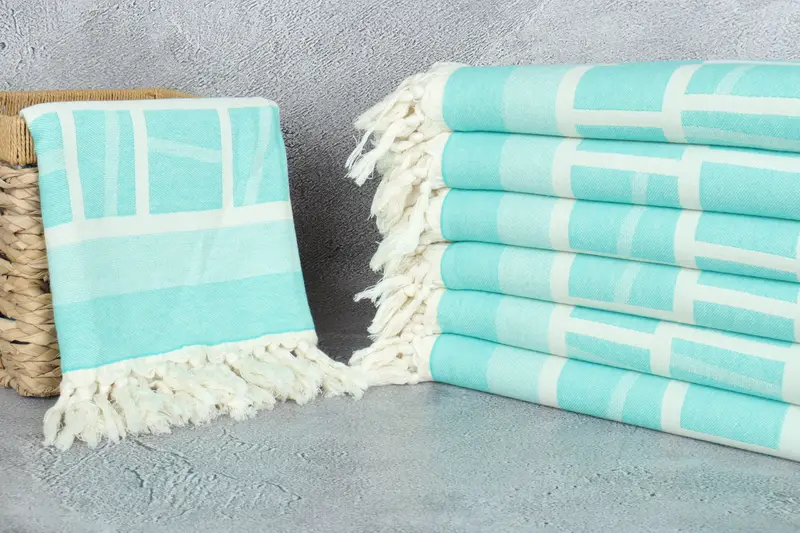Unique Wedding Gift, Bath towel, Wedding Gift Ideas, 70x34 Cotton Patterned Towel, Wedding Gift, Sand-Resistant Peshtemal, Lightweight towel - 4