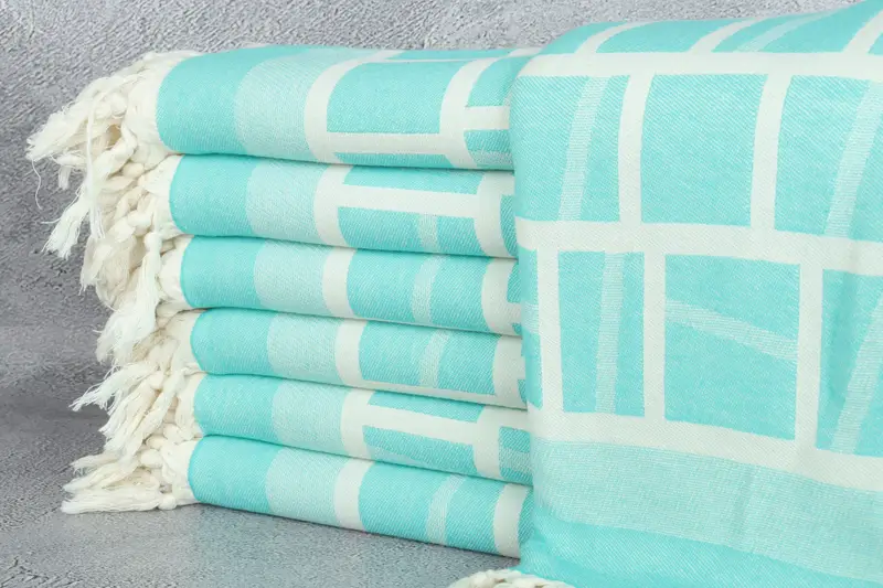 Unique Wedding Gift, Bath towel, Wedding Gift Ideas, 70x34 Cotton Patterned Towel, Wedding Gift, Sand-Resistant Peshtemal, Lightweight towel - 2