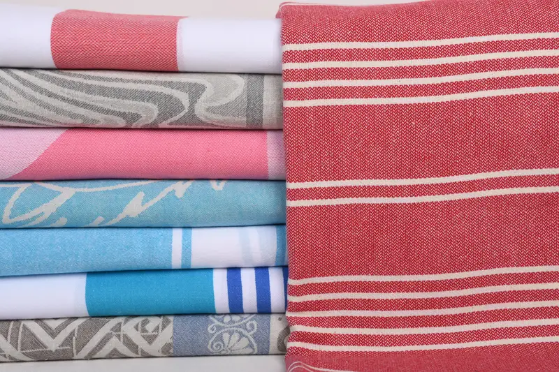 Bachelor Towel, Handwoven Turkish Towel, Bachelorette Gifts, 70x40 Cotton Set of 8 Towel, Wedding For Favor, Turkish beach towel, Best Beach Towel - 1