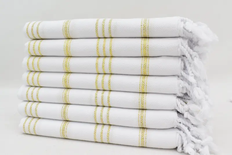 Monogramm Handtuch, Monogrammküchentuch, personalisiertes Handtuch, dekoratives Handtuch, 40x24 Baumwollstreifenhandtuch, Valentinstag Geschenk für ihn - 4