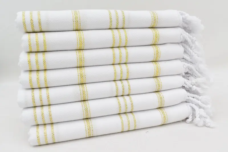 Monogramm Handtuch, Monogrammküchentuch, personalisiertes Handtuch, dekoratives Handtuch, 40x24 Baumwollstreifenhandtuch, Valentinstag Geschenk für ihn - 3