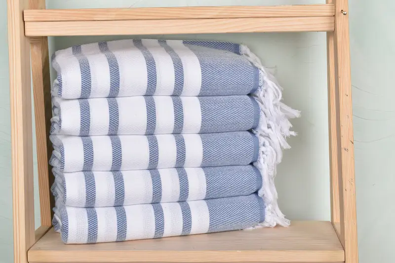 Personalized Gift For Him, Peshtemal Towel, Quick-drying peshtemal towel for poolside, Bath towel, Travel towel, 68x36 Cotton Chevron Towel - 1
