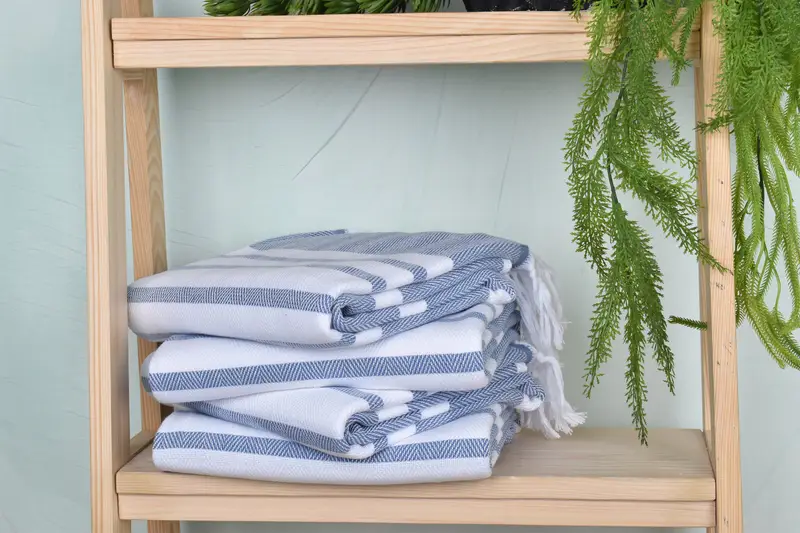 Personalized Gift For Him, Peshtemal Towel, Quick-drying peshtemal towel for poolside, Bath towel, Travel towel, 68x36 Cotton Chevron Towel - 7