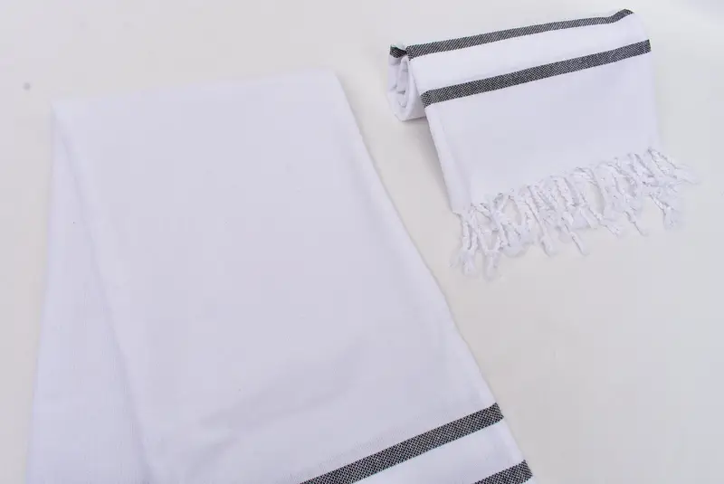 Personalisiertes Handtuch, Brautjungferngeschenk, 40x24 Baumwollstreifenhandtuch, Brautjungfernbevorzugungen, Geschenk für ihn, Hochzeitsbevorzugungen, Spa -Handtuch, Küchentuch - 7
