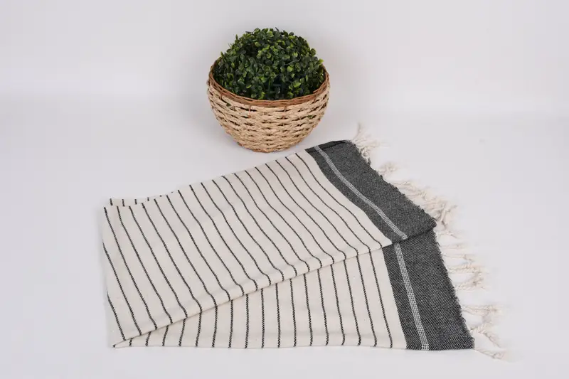 Monogram Towels, Personalized Dish Towel, Gifts For Him, Monogrammed Hand Towel, Bathroom Towels, 40x22 Cotton Striped Towel, Merry Christmas Gifts - 4