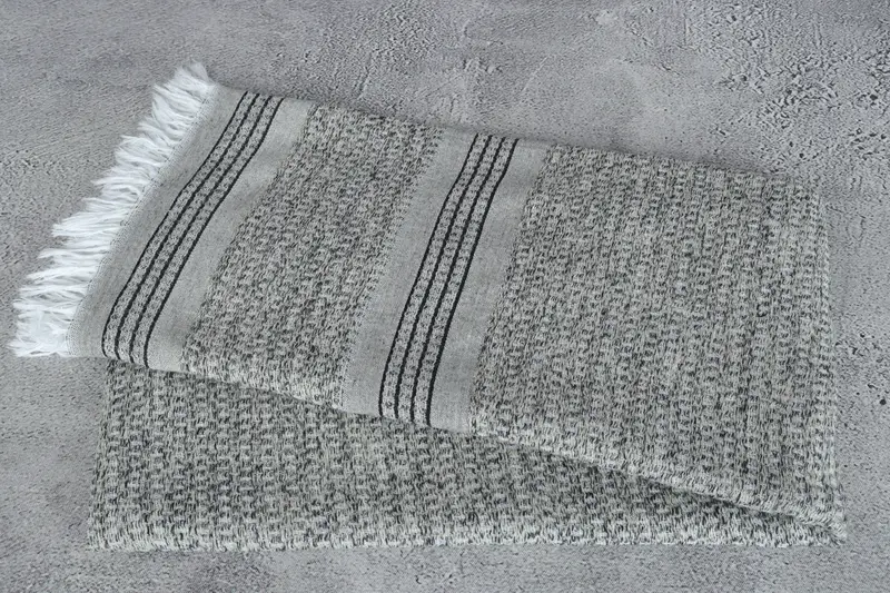 Sand-resistant towel, Summer Gift, Bathroom Towel, Wedding Favors, 70x36 Linen Striped Towel, Cute Beach Towel, Turkish Bath Towel Set - 6