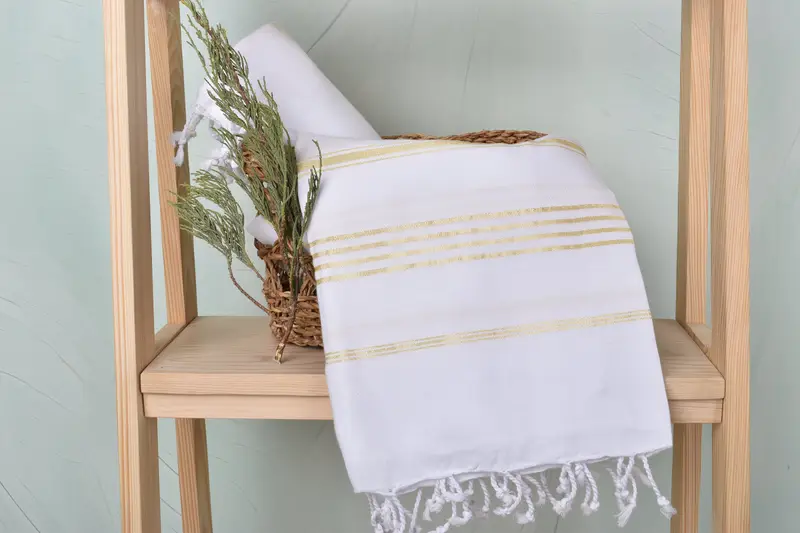 Bridesmaid Gifts, Monogram Turkish Towel, Wedding For Favor, Bachelorette Party Favors, 70x40 Cotton Striped Towel, Guest Towel, Decorative Towel - 4