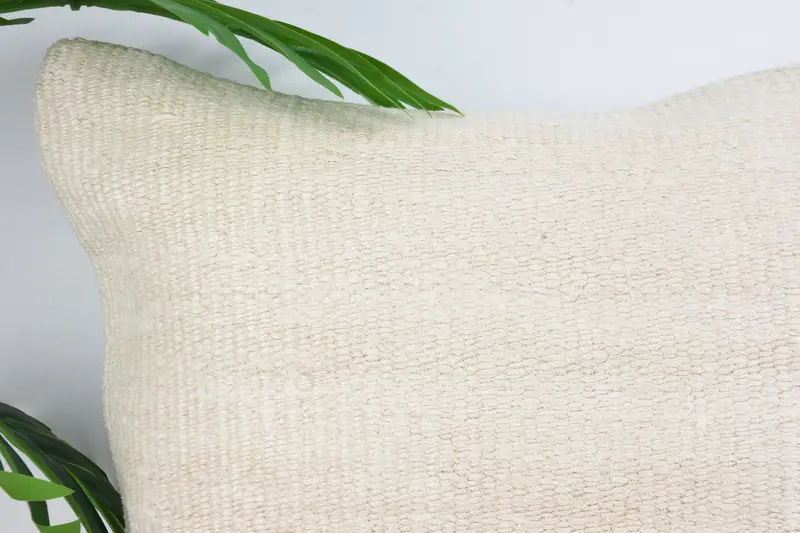 Meditation Pillow Cover, 16x16 White Pillow, Antique Pillows, Pillow Sham, Throw Kilim Pillow, Vintage Pillow, Ethnic Pillow Cover Cushion Case - 2