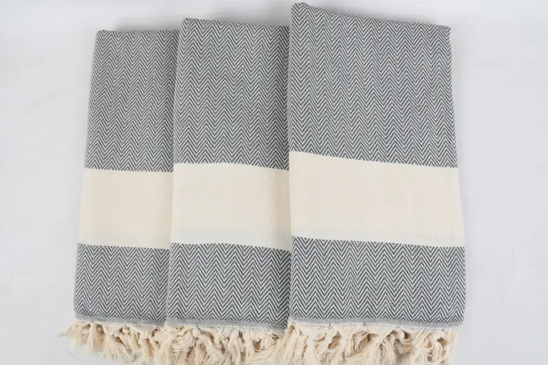 Custom Gift, Turkish Towel Monogram, Gift Towel, Bachelor Party Favors, Personalized Gifts, 70x40 Cotton Herringbone Towel, Lightweight towel - 3