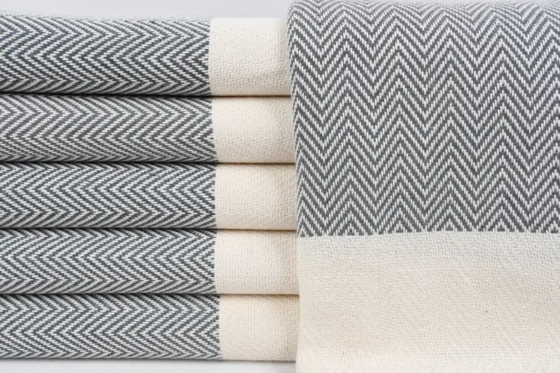 Custom Gift, Turkish Towel Monogram, Gift Towel, Bachelor Party Favors, Personalized Gifts, 70x40 Cotton Herringbone Towel, Lightweight towel - 1