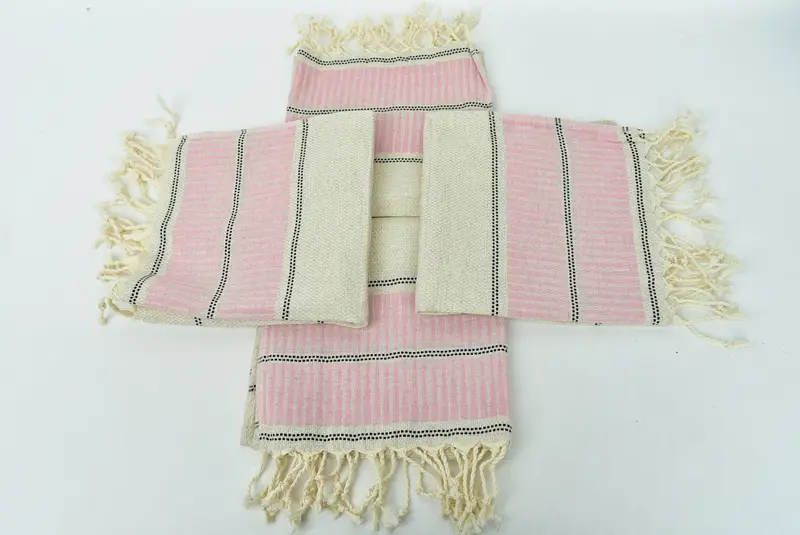 Düğün Hediyesi, Kişiselleştirilmiş Mutfak Havlu, Plaj Teması Düğün Hediyesi, En İyi Arkadaş Hediyesi, Kişiselleştirilmiş El Havlu, 40x20 Keten Çizgili Havlu, Hediye Havlu - 6