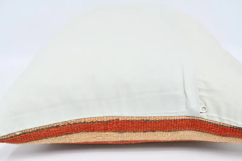 Kilim Cushion Sham, Pillow Sham, Antique Pillows, Kilim Pillow, 20x28 Beige Pillow Sham, Handmade Pillow, Luxury Cushion Case, Indoor Pillow Case - 6
