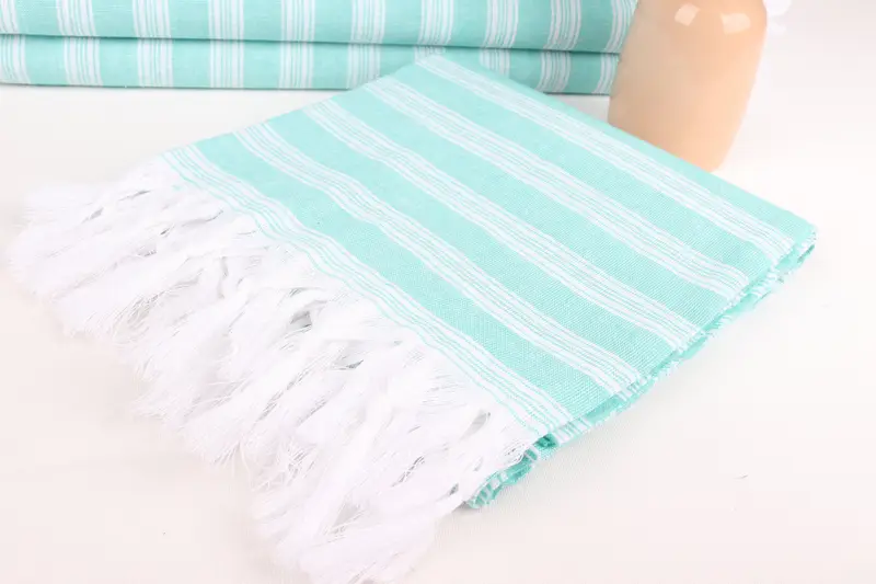 Summer Towel, Turkish bath towel, Gift For Coworker, 70x40 Cotton Striped Towel, Organic Turkish towel, Bath towel, Wedding Anniversary Gift - 5