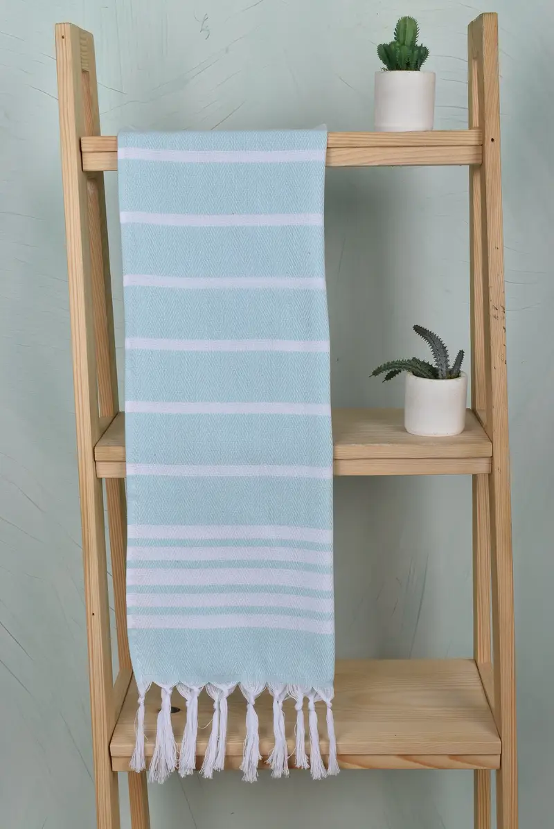Monogram Kitchen Towel, Spa Towel, 40x20 Cotton Zig zag Towel, Custom Hand Towel, Turkish Hand Towel, Xmas Gifts, Bathroom Towel, Home Decor Gifts - 8